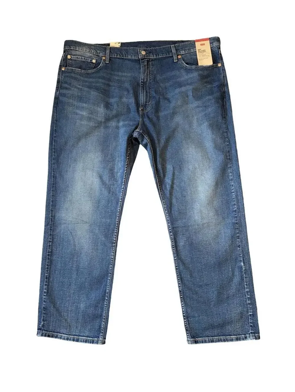 Levi’s 559 Relaxed Straight Jeans Men’s Size 44x30 Medium Wash Blue Fit Ease NEW